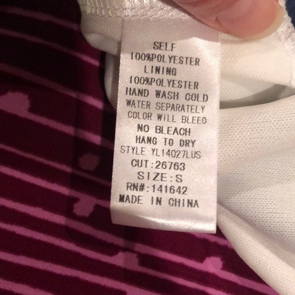 Lulus navy and white striped dress - Picture 11 of 11